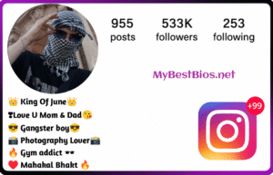 Gangster Bio For Instagram