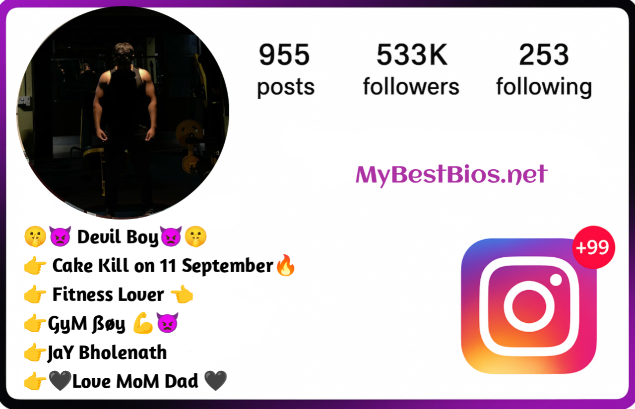 Gym Bio For Instagram