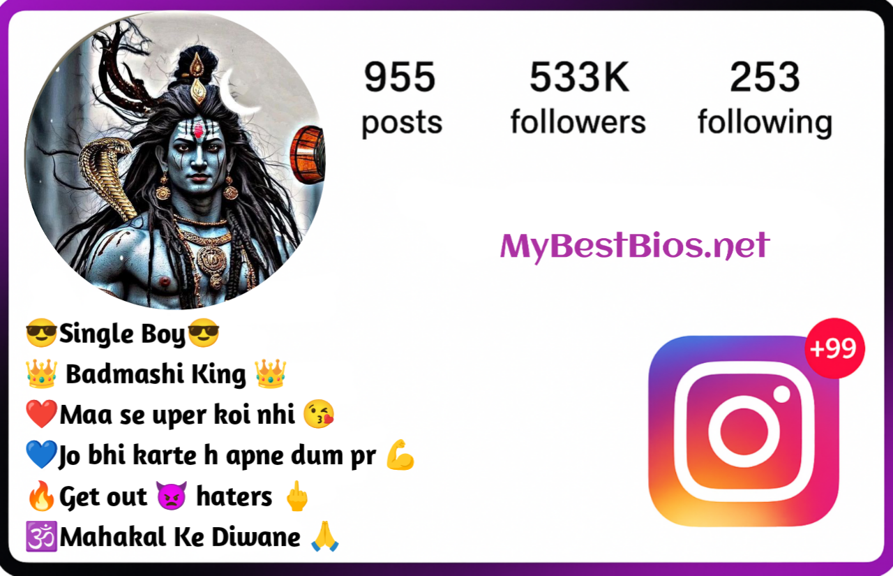 Mahakal Bio For Instagram Mahakal Bio For Instagram